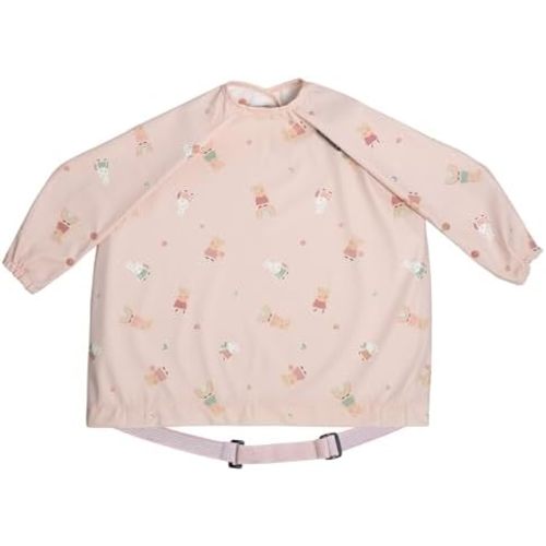 BIBaDO - Long Sleeve Baby Bibs - Babies & Toddlers 6-36 Months - Coverall Baby Led Weaning Bib - Easy Wipe, Soft & Waterproof