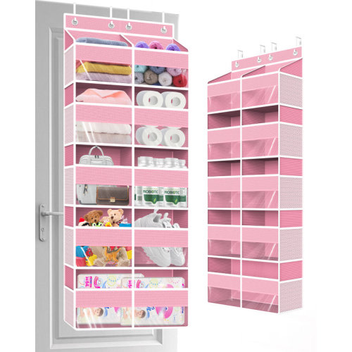 Ebern Designs Fabric Over The Door Organizer With Extra Large Storage Shelves Of Single Panel & Reviews | Wayfair