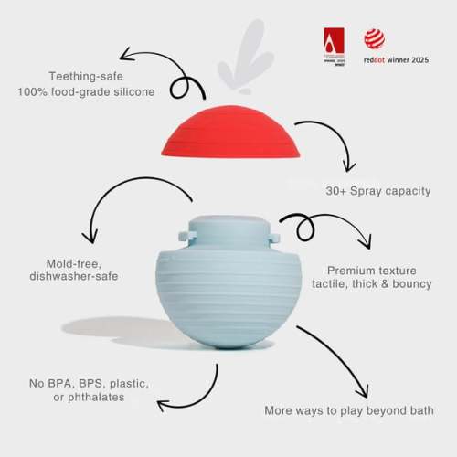 (un)Ordinary Squirty Bath Toy, Blue Cotton Candy - Biggest Little | Maisonette
