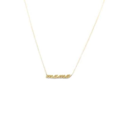 Shoppe California Mama Script Necklace