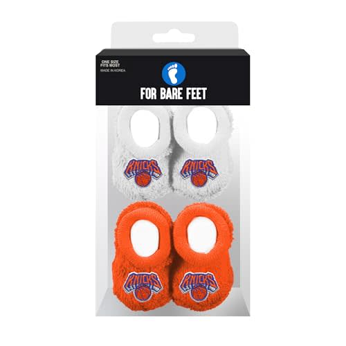 FBF - Officially Licensed NBA Infant Bootie Socks 0-12 Months - 2 Pack