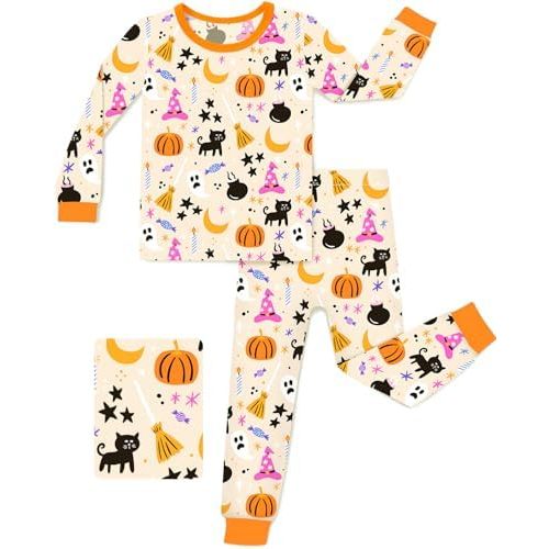 babee Reshinee Bamboo Viscose Toddler Girls Kids Pajamas Unicorn Mermaid Pjs Long Sleeve Snug fit 12M-8Y 2pcs Soft Jammies