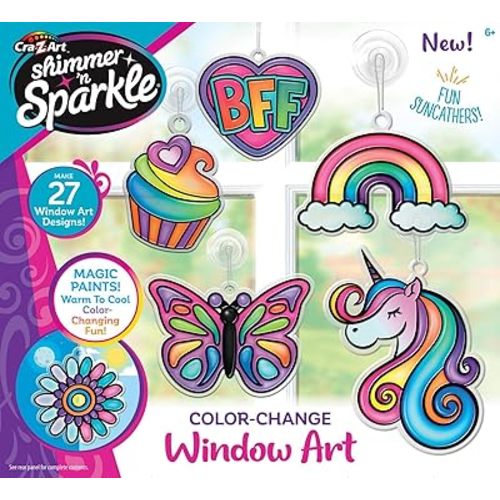 Shimmer ‘n Sparkle Color Change Window Art