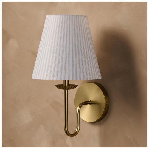 Kinkeeping Striped Shade Convertible Wall Sconce