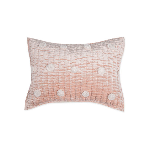 Velvet Dot Decorative Nursery Pillow