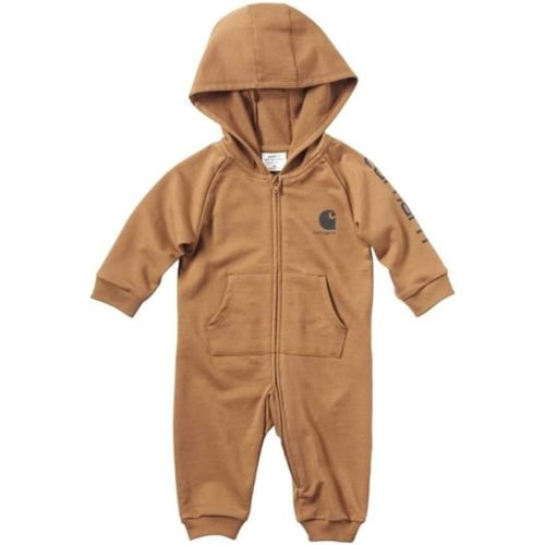 Carhartt Kid's CM8751 Fleece Long Sleeve Zip-Front Coverall - Boys