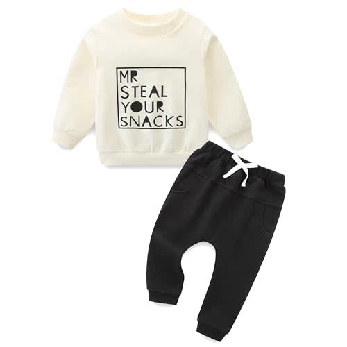 Toddler Boy Clothes Long Sleeve Sweatshirt & Pants 2Pcs Fall Winter Outfits Baby Boys' Clothing Sets