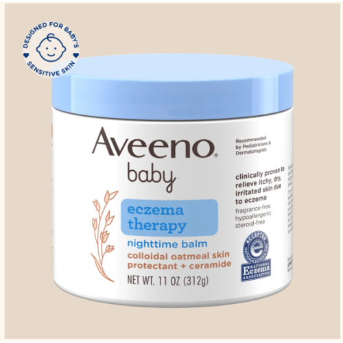 Baby Eczema Therapy Nighttime Balm with Colloidal oat | AVEENO®