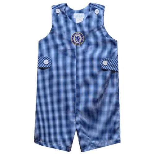 Chelsea Vive La Fete Infant Gingham Jon Jon Romper - Royal