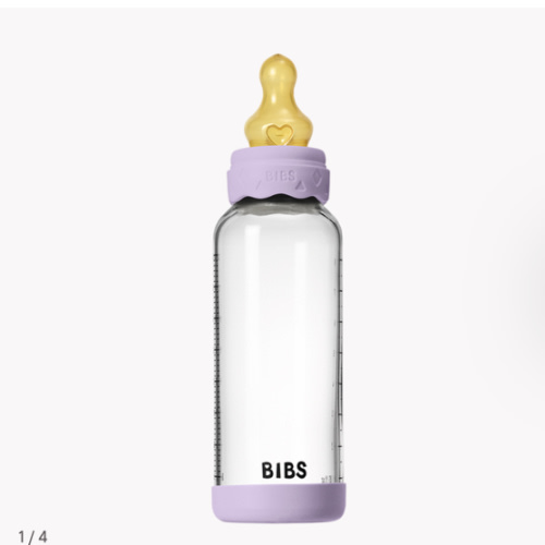 Baby Glass Bottle Boheme Set 8oz Latex - Violet Sky
