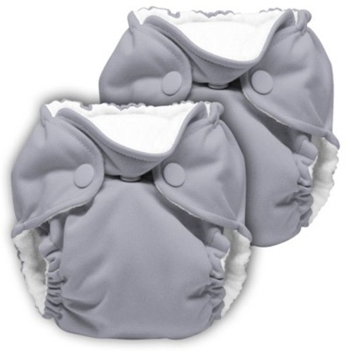 Kanga Care Lil Joey Newborn All in One AIO Cloth Diaper  Platinum Gray 4-12lbs
