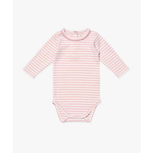 Edward One-piece, Dusty Rose Mini Stripe