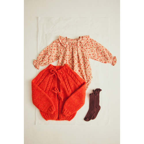 Baby Girls' Floral Romper - Soft Gauze Style | Cozmo