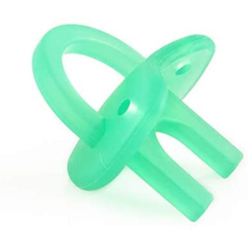 Molar Muncher Infant Baby Toddler Hands Free Teether by eZtotZ - Non Toxic Soothing Silicone - BPA Free - Made in USA - Soothes Entire Gum Line For 6 Months+ Teething