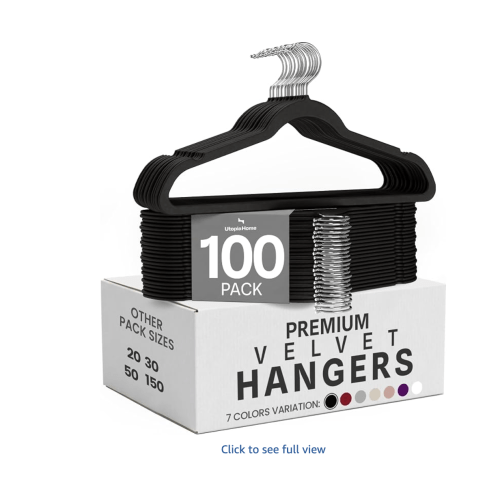 Baby Velvet Hangers - 100 pack