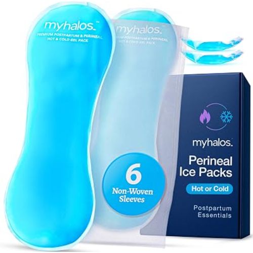 MyHalos Perineal Ice Packs, Postpartum Care for C-Section & Hemorrhoids