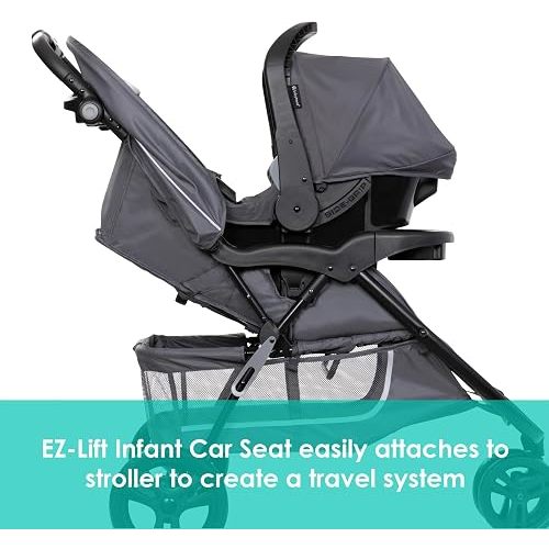 Baby Trend Stroller and EZ-Lift Infant Car Seat, EZ Ride Travel System, Dash Grey
