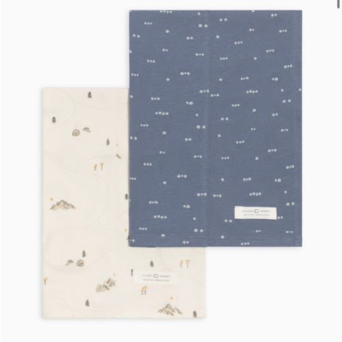 2-Pack Muslin Burp Cloths