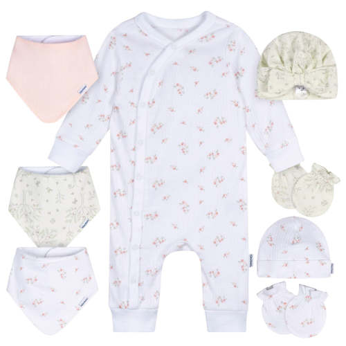 8-Piece Baby Girls Deer Baby Basics Gift Set – Gerber Childrenswear
