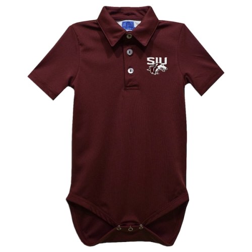 Southern Illinois Salukis Vive La Fete Infant Polo Bodysuit - Maroon