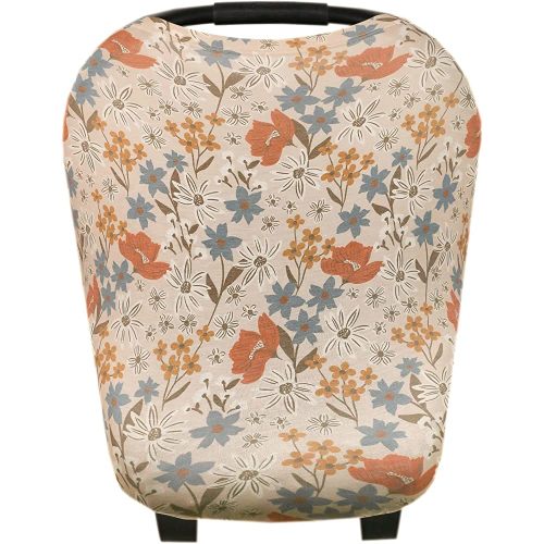 Copper Pearl Multi-Use Cover: Car Seat Covers, Nursing Cover, and Stroller Cover for Sun - Stretchy Fabric, All-Season Use, Stylish Designs, Easy Access for Moms - Eden