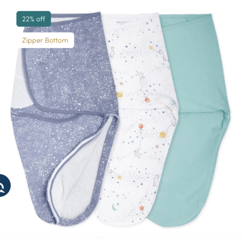 aden + anais stargaze wrap swaddle 3 pack size 0-3 months