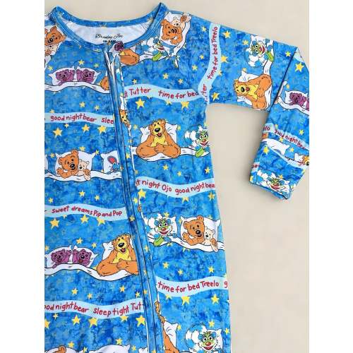 Goodnight Bear Bamboo Romper (Pre Order with expected arrival August 2026)