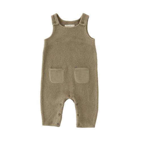 Teddy Fleece Overall - Moss