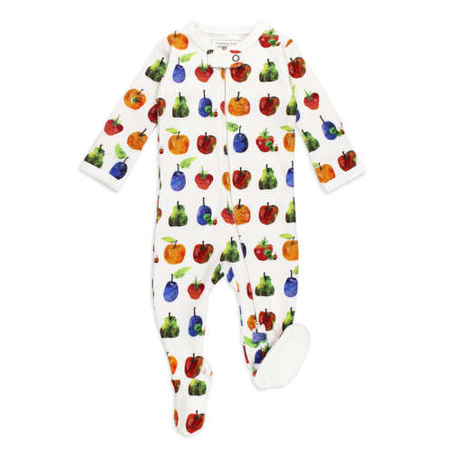 Fruit | Organic Zipper Footie 3-6m