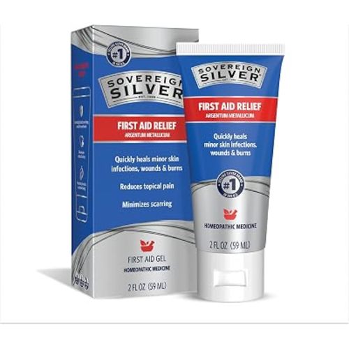 Sovereign Silver Colloidal Silver Gel, Wounds & Burns, 2 fl oz (59 mL)