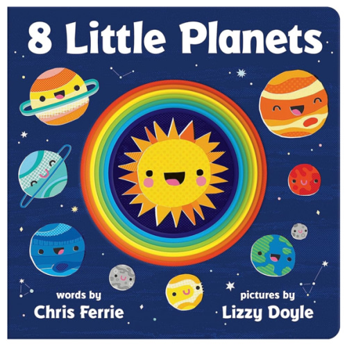 8 Little Planets: A Solar System Book for Kids with Unique Planet Cutouts