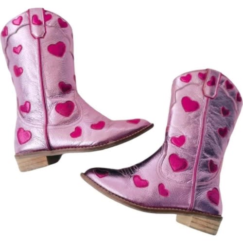 Cowgirl Lovestruck Boots, Pink
