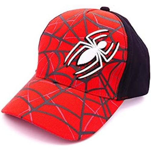 Marvel Spiderman Hat for Boys, Breathable Spiderman Baseball Cap for Toddlers, Boys Ages 3-9