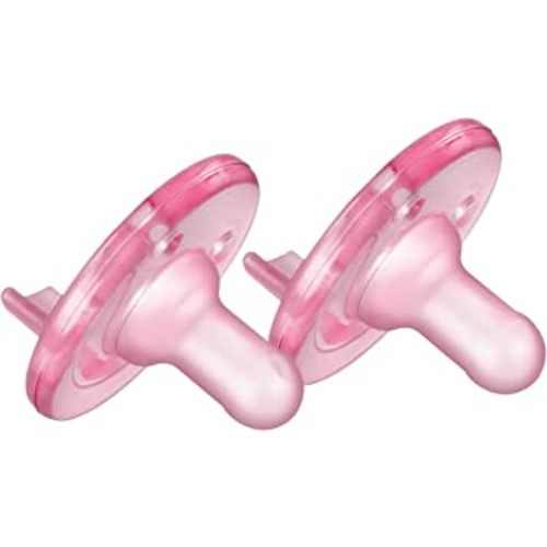 Philips Avent Super Soothie Pacifier, Pink, 3+ months, 2 Pack, SCF192/07