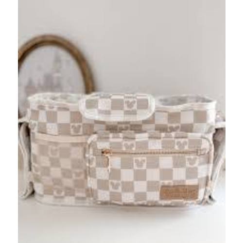 stroller caddy beige checkered pattern - Google Search