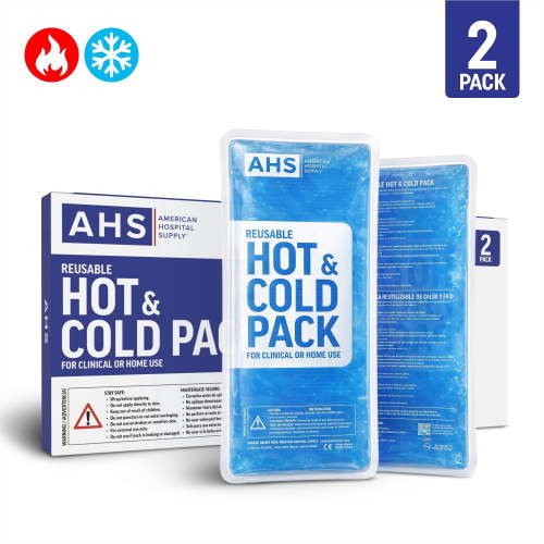 American Hospital Supply Reusable Hot & Cold Pack, Flexible Gel Compress for Pain Relief