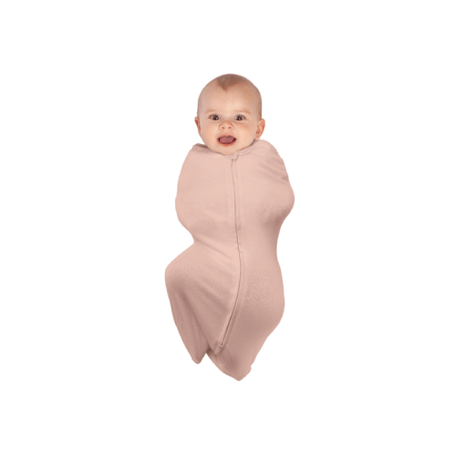 Babystudio Bamboo Swaddle Pouch 0.5 Tog Small (0-3 Months) - Dusty- Pink