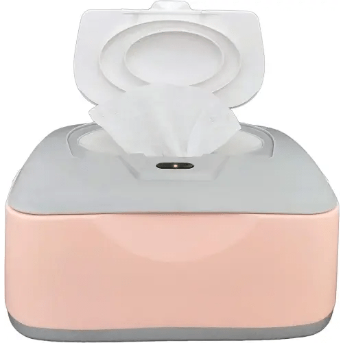 Baby Wet Wipe Warmer, Dispenser, Holder and Case - Easy Press On/Off Switch, Only Available at Amazon