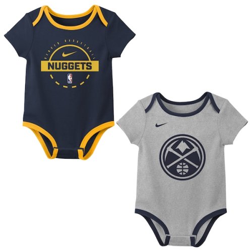 Infant & Newborn Denver Nuggets Nike Two-Piece Bodysuit Set