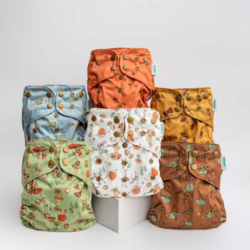 Cottage Core - Essentials Pocket Diapers - Cloth Diaper Value Bundle - – Kinder Cloth Diaper Co.