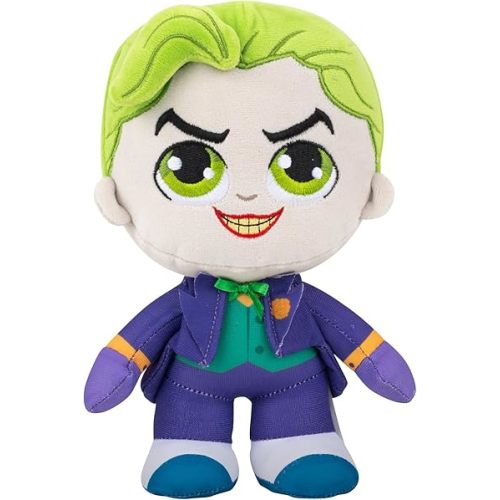 Jazwares DC The Joker Plush - 8-Inch Stuffed Collectible Super-Villain Toy from Warner Bros. - Officially Licensed - Ages 3+