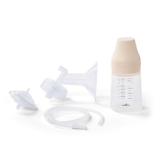 Spectra - Premium Breast Milk Pump Accessory Kit with Baby Bottles - Medium 24mm - Breast Pump Accessories