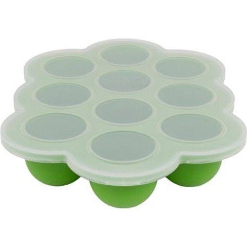WeeSprout Silicone Baby Food Freezer Tray with Clip-on Lid