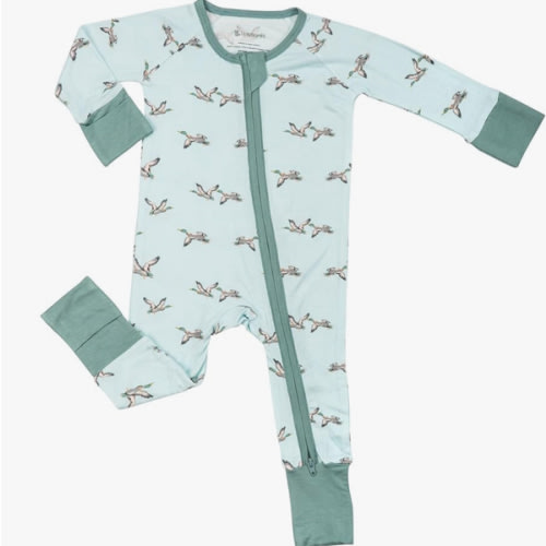 LollyBanks Baby Pajamas, 2-Way Zipper Romper, 95% Viscose Made from Bamboo and 5% Spandex, Baby Sleepers