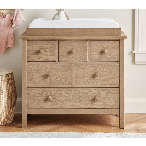 Kendall 6-Drawer Dresser & Topper Set (38w x 19d")