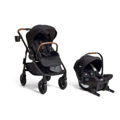 Joie Poppy Whirl and Mint Latch Travel System - Shale