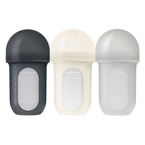 Boon - NURSH 8oz 3pk Silicone Bottle
