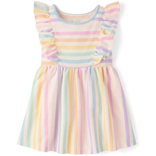 The Children's Place Baby Girls' and Toddler Short Sleeve Fashion Dress