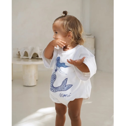 MERMAID T SHIRT ROMPER