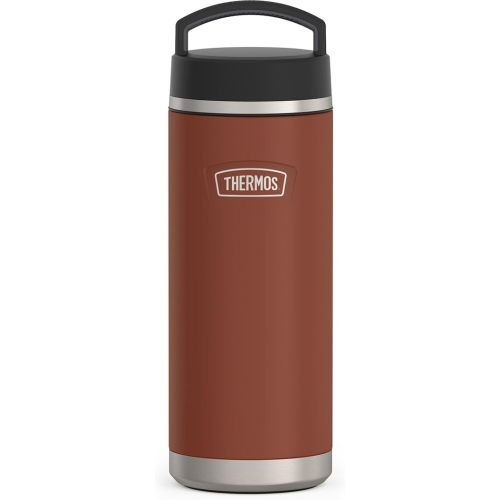 THERMOS ICON SERIES Stainless Steel Water Bottle with Screw Top Lid - 32 Ounce, Saddle - Vacuum Insulated Water Bottle with Lid